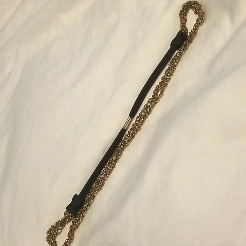 Never Been Worn Gold Chained Headband